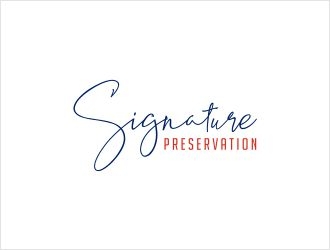 Signature Preservation logo design by Shabbir