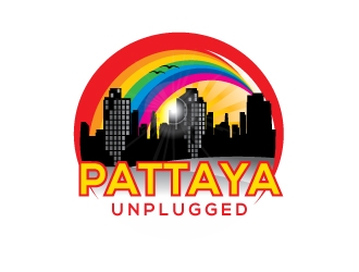 Pattaya Unplugged logo design by dshineart