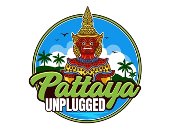 Pattaya Unplugged logo design by DreamLogoDesign