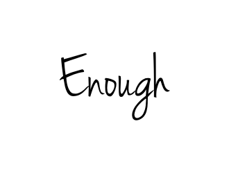 Enough logo design by rief