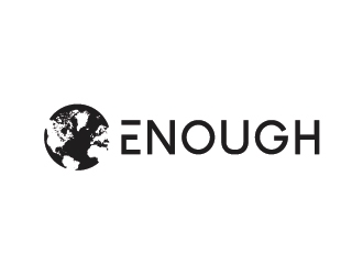 Enough logo design by Fear