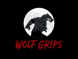 Wolf Grips logo design by Kruger
