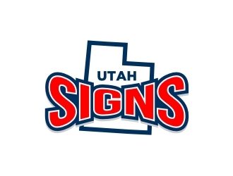 Utah Signs logo design by GemahRipah