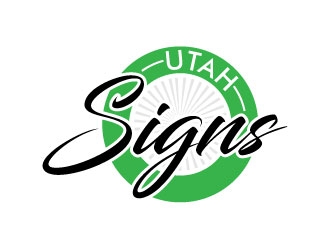 Utah Signs logo design by Gaze