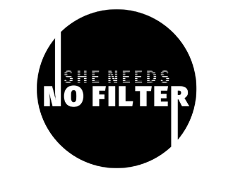 She Needs No Filter  logo design by johana