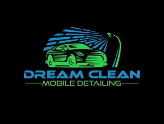 Dream clean mobile detailing  logo design by JackPayne