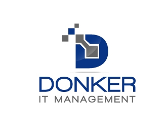 Donker IT Management logo design by iBal05