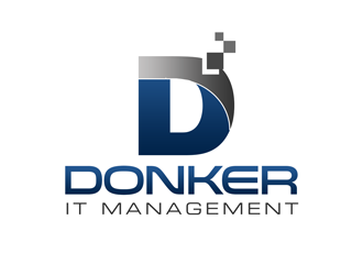 Donker IT Management logo design by kunejo