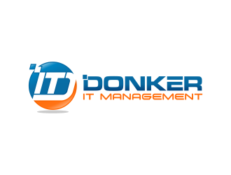 Donker IT Management logo design by mikael