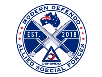 Modern Defendo  logo design by DreamLogoDesign