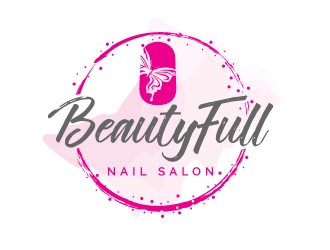 BeautyFull Nail Salon logo design by jaize