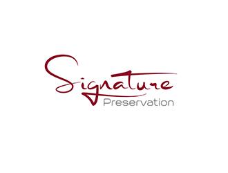 Signature Preservation logo design by 3Dlogos