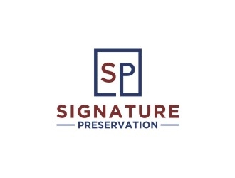 Signature Preservation logo design by bricton