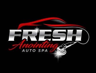 Fresh Anointing Auto Spa logo design by DreamLogoDesign