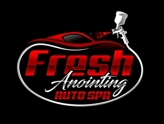 Fresh Anointing Auto Spa logo design by DreamLogoDesign