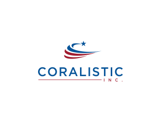 Coralistic Inc. logo design by oke2angconcept