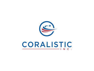 Coralistic Inc. logo design by oke2angconcept