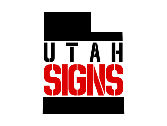 Utah Signs logo design by rykos