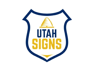Utah Signs logo design by neonlamp