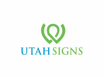 Utah Signs logo design by arifana
