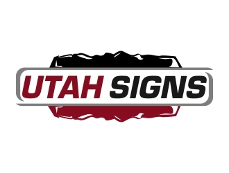 Utah Signs logo design by ElonStark