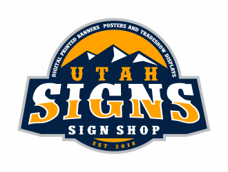 Utah Signs logo design by jm77788