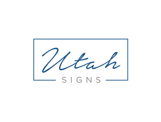 Utah Signs logo design by cintya