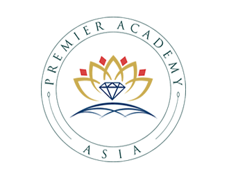 Premier Academy Asia logo design by Coolwanz