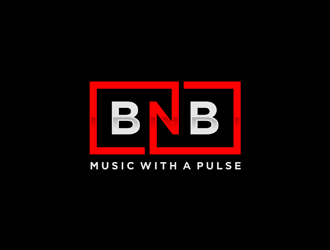 BNB   (tagline) Music with a pulse logo design by ndaru