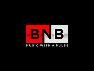BNB   (tagline) Music with a pulse logo design by ndaru