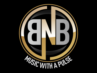 BNB   (tagline) Music with a pulse logo design by Greenlight
