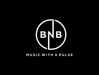 BNB   (tagline) Music with a pulse logo design by ndaru