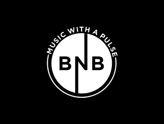 BNB   (tagline) Music with a pulse logo design by ndaru