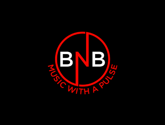 BNB   (tagline) Music with a pulse logo design by johana