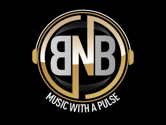 BNB   (tagline) Music with a pulse logo design by Greenlight