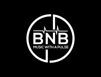 BNB   (tagline) Music with a pulse logo design by kopipanas