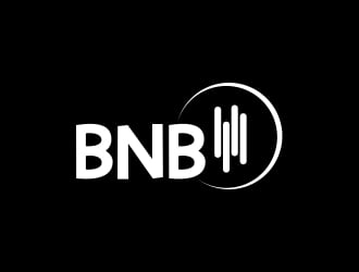 BNB   (tagline) Music with a pulse logo design by mckris