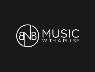 BNB   (tagline) Music with a pulse logo design by blessings