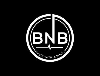 BNB   (tagline) Music with a pulse logo design by kopipanas
