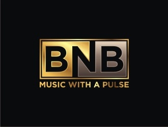 BNB   (tagline) Music with a pulse logo design by agil