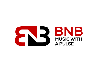 BNB   (tagline) Music with a pulse logo design by keylogo