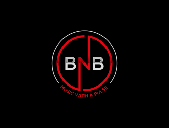 BNB   (tagline) Music with a pulse logo design by ammad