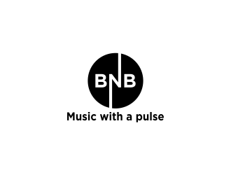 BNB   (tagline) Music with a pulse logo design by goblin