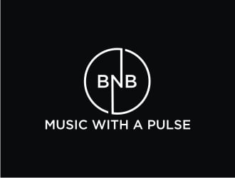 BNB   (tagline) Music with a pulse logo design by EkoBooM