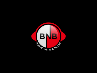 BNB   (tagline) Music with a pulse logo design by goblin