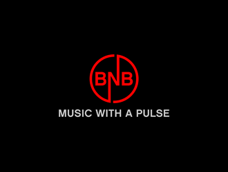 BNB   (tagline) Music with a pulse logo design by alby