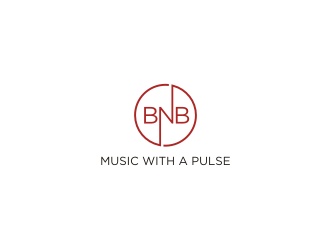 BNB   (tagline) Music with a pulse logo design by Barkah
