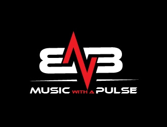 BNB   (tagline) Music with a pulse logo design by usef44