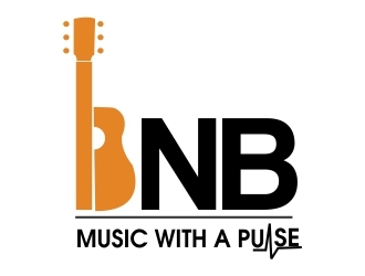BNB   (tagline) Music with a pulse logo design by ElonStark