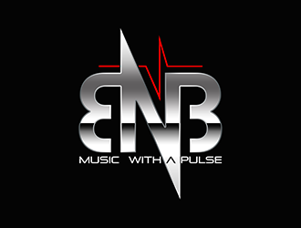BNB   (tagline) Music with a pulse logo design by 3Dlogos